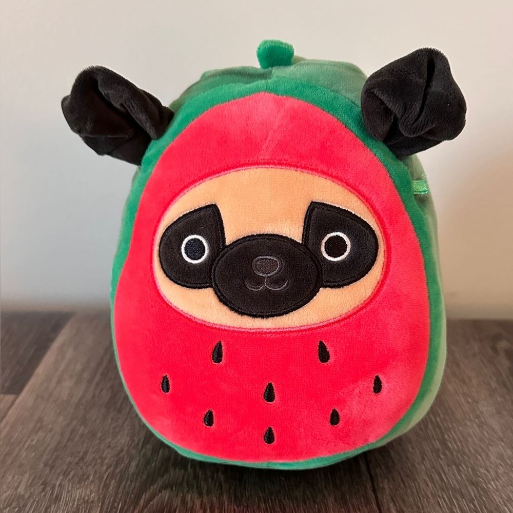 Squishmallow Prince Watermelon Pug 8 Inch Authentic Plush No Hang Tag
